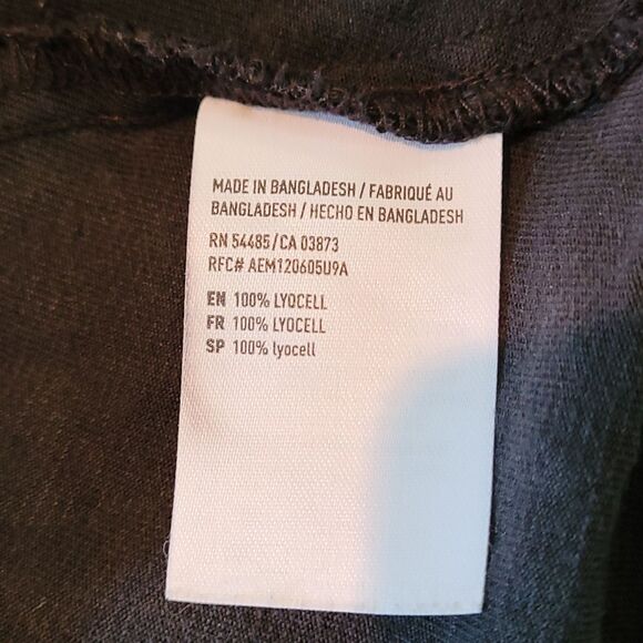 American Eagle Lyocell Assymetrical Jacket Women's Black Medium - Picture 6 of 7